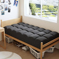 Topllen Twin XL Mattress Topper for Back Pain Relief, Extra Thick Pillow Top Plush Mattress Pad with Deep Pocket, Soft Pillowtop TwinXL Size Bed Toppers Filled Fluffy, College Dorm, Black