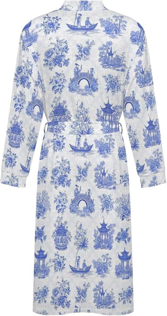 Soft Robes for Women Lightweight Kimono Bathrobe Full-Length Loungewear