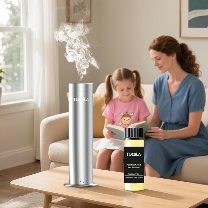 Waterless Diffuser Oil Pumpkin Cream 20ML Sampler, Essential Scent Oil Usage Cold Air Waterless Diffuser, Hotel Luxury Air Scents Oils & Fragrance for Home