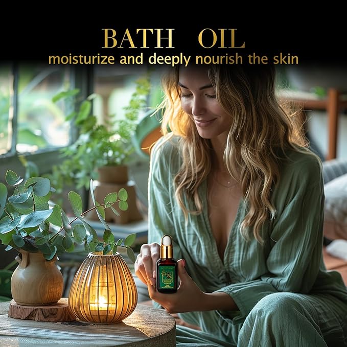 Bath and Body Gift Basket for Christmas - 10-Piece Eucalyptus Luxury Spa Set for Women & Men, Relaxation Ideal for Mothers Day, Father’s Day, Birthday with Shower Gel & More for Her & Him