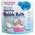 TruKid Bubble Podz Bubble Bath for Kids, Toddlers, & Babies, Tear Free Gentle & Refreshing Bath Bomb for Sensitive Skin with Natural Moisturizers, Non-Toxic, pH Balanced, Bubble Gum Scent (10 Podz)