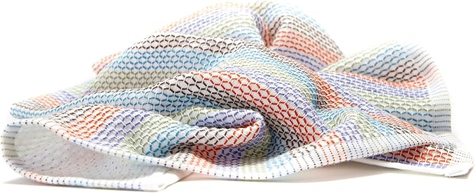 Full Circle Tidy 100% Organic Cotton Dish Cloths, Set of 3, Multicolored