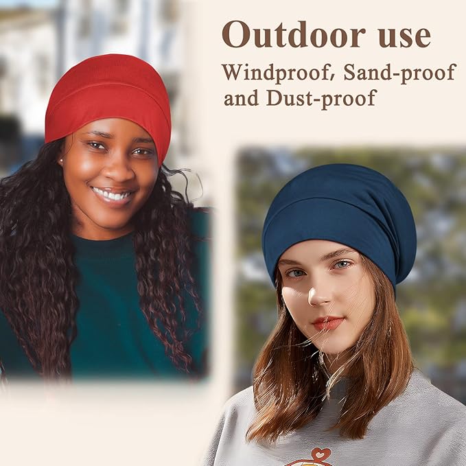 OLESILK Silk Bonnet for Sleeping Women: 100% Mulberry Silk for Frizz Free Curly, Adjustable Strap for Non Slip, Red