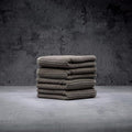 LUXOME Luxury Performance 4-Piece Hand Towel Set | Patented Quick-Dry Tech | Ultra Soft | 16" W x 30" L | Cobblestone