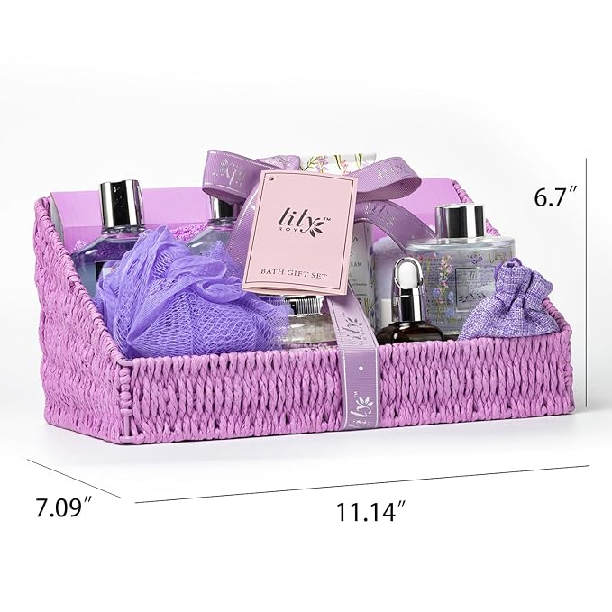 Christmas Gift Basket Set for Women - Ultimate 15-Piece Bath & Body Gift Set, Spa Gift Basket, Bath Collection | Birthday Gift, Mothers Day Gifts for Mom, Perfect Present for Her & Mom All Occasions