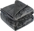 Throw Sherpa Weighted Blanket 15 lbs - 80"x87" for Adults, Fleece Fluffy Fuzzy Cozy Plush Washable Heavy Blanket, Super Soft Warm for King Queen Full Size Bed in Winter