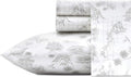Tommy Bahama - Queen Size Sheets Set, Crisp & Tailored Cooling Sheets with a Smooth Cotton Percale Lightweight Feel - Bed Sheets with Matching Pillowcases & Fitted Sheet (Vintage Map Grey)