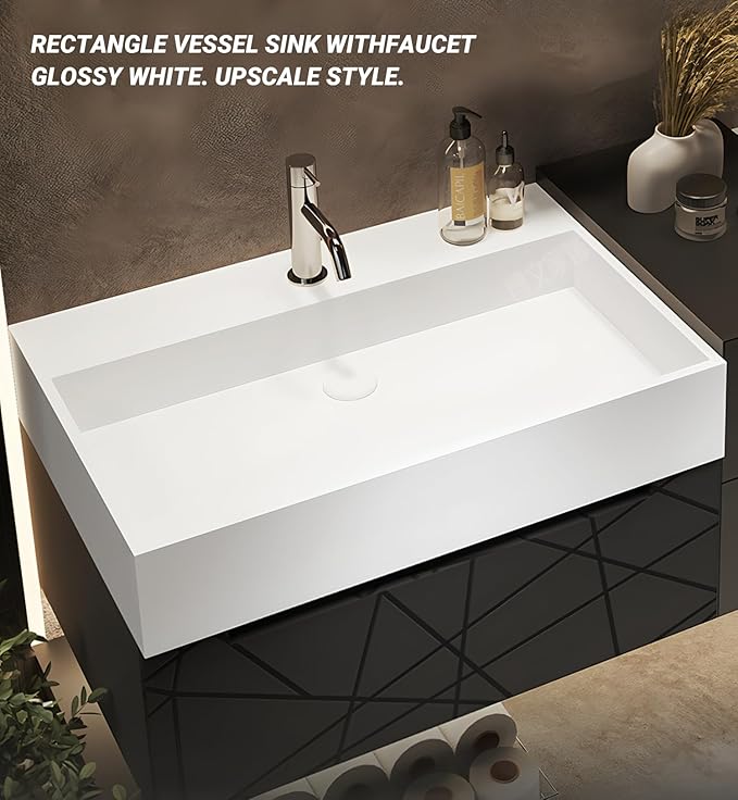 Double Bathroom Vanity with Sink, Floating Modern Bathroom Vanity Set Includes LED Smart Defogging Mirror and Open Storage Wall Cabinet, Solid Wood Bathroom Cabinet with Large Drawer (Dark Grey,72")