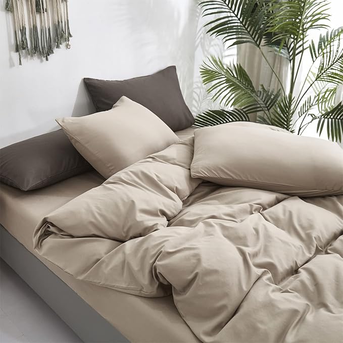 Cream Coffee Comforter Set California King Khaki Bedding Comforter Set Cal King Dark Champagne Solid Blanket Quilts Modern Soft Cream Khaki 3 Piece Bedding Set