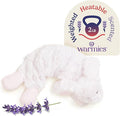 warmies Microwavable Neck & Shoulder Wrap - Heating & Cooling Plush Pad for Calming Relaxation - Weighted & Heated Neck Warmer with Scented Lavender - Microwave Heat Pad for Aches & Pain - Bunny