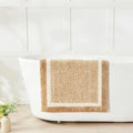 CozeCube Bath mats for Bathroom Non Slip, Fluffy Absorbent Microfiber Bath mat Washable, Aesthetic Bathroom Rugs, Large Beige Bath mat, Beige, 36" x 24"