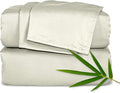 Pure Bamboo King Sheets, Genuine 100% Organic Viscose Derived from Bamboo Bed Sheet Set, Luxuriously Soft & Cooling, Double Stitching, Lifetime Quality Promise (King, Birch)