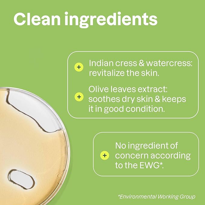 ATTITUDE Bubble Bath, EWG Verified, Plant and Mineral-Based, Dermatologically Tested, Vegan Body Care Products, Olive Leaves, 16 Fl Oz