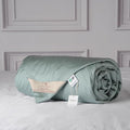 CUDDLE DREAMS Lightweight Silk Filled Comforter for Summer, Detachable Tencel Duvet Cover for Easy Care, Naturally Breathable (Celadon, King)