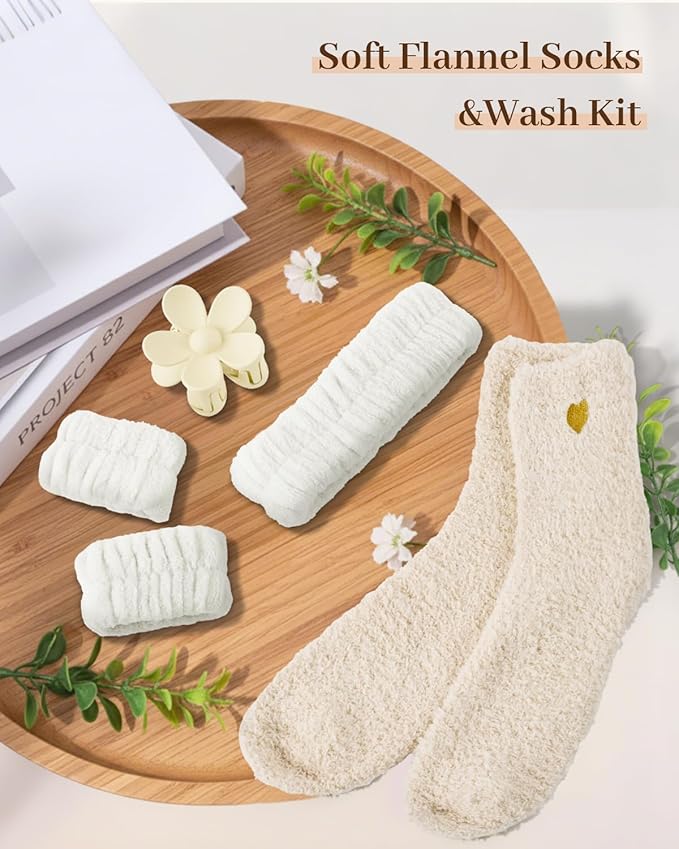 Get Well Gifts for Women, Care Package Happy Birthday Gifts for Women, Relaxing Spa Gift Baskets, Get Well Soon Gift Basket Sympathy Gift Baskets Thank You Gifts for Mom, Wife, Sister, Friends