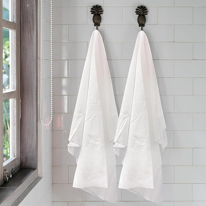 ForPro Professional Collection Premium Disposable Bath Towels, Salon & Spa Towels for Hair, Face, Body, Extra Large (15" x 31.5"), White, 50-Count