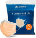 HALYARD FLUIDSHIELD Level 3 Disposable Face Mask with SO SOFT Earloop Mask, Made in the Americas, Level 3, 28797