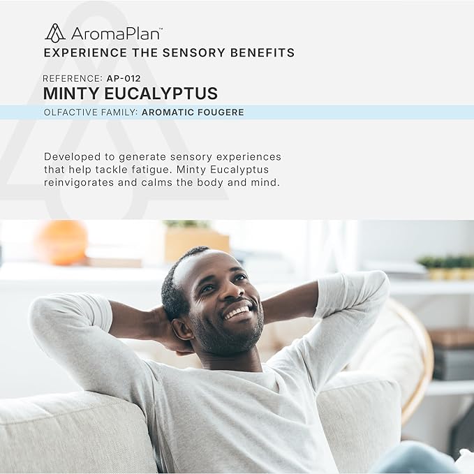 AromaPlan Hotel Scents Minty Eucalyptus 5 Fl Oz (2 Pack), Luxury Aroma & Hotel Fragrance Diffuser Oil- Hotel Diffuser Oil for Aromatherapy- USA Made, Bigger Bottle, Bolder Aroma & Longer Lasting