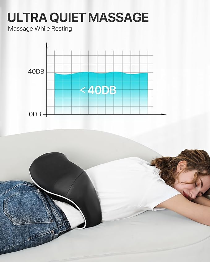 ALLJOY Neck Massager for Pain Relief Deep Tissue with Heat, 3D Kneading Shiatsu Neck and Back Massager for Shoulder Full Body Home Office Car Use, Christmas Gifts for Dad Men Mom Women