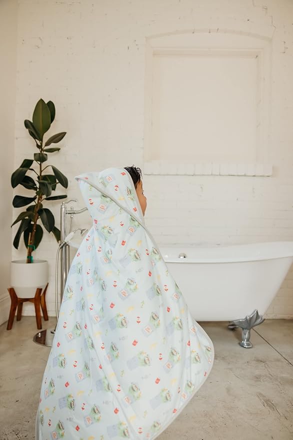 Copper Pearl Hooded Bath Towels Premium Knit/Terry Cloth Baby Towels with Hood, Pockets, and Cool Designs - Great to Gift and Make Bath Time Fun - Baby Bath Towel, Oscar The Grouch