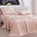 URBANHUT 1000 Thread Count Egyptian Cotton California King Sheet Set, Hotel-Style Luxury Bedsheets, Fits up to 16" Deep Pocket Mattress, 4 Pc Soft & Breathable, Sateen Weave - Blush Pink