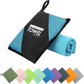 Microfiber Travel Towel, Soft Lightweight Quick Dry Towel, Super Absorbent Compact Travel & Sports & Beach Towels for Camping, Backpack, Gym, Swimming, Yoga, Hiking (L:24"×48" -MarineBlue)