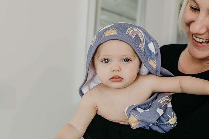 Copper Pearl Hooded Bath Towels Premium Knit/Terry Cloth Baby Towels with Hood, Pockets, and Cool Designs - Great to Gift and Make Bath Time Fun - Baby Bath Towel, Hope