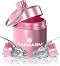 Eargasm High Fidelity Earplugs with Pink Filters - Reusable Noise Reduction Hearing Protection Ear-Plugs with Carrying Case for Concerts, Festivals, Raves, Musicians, Live Music, Sporting Events