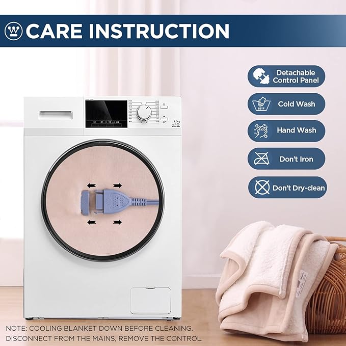 Westinghouse Electric Blanket Full, Heated Blanket Full Size with 10 Heating Levels and 1 to 12 Hours Heating Time Settings, Flannel to Sherpa Reversible, Machine Washable (80" x 84", Beige)
