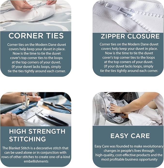 Bluemoon Homes Duvet Cover Oversized King Cotton 800 Thread Count 100% Egypitian Pinch Pleated 1 Duvet Cover & 2 Pillow Shams Long Staple Quilt Silky Soft, Breathable with Zipper -3 Piece Set (Teal)