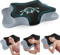 Cervical Neck Pillow for Pain Relief Sleeping, Contour Memory Foam Pillow, Ergonomic Side Sleeper Pillow for Adults, Orthopedic Neck Support Pillow for Back Stomach Sleepers-King Size