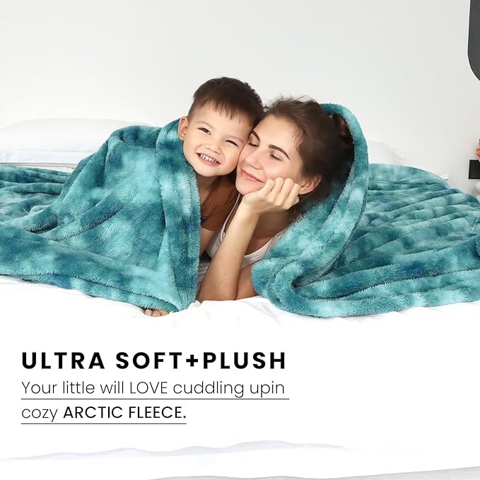 obinsm Warm Blanket Green Soft Fleece Blankets Throw Blankets for Bed