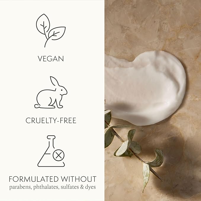 Thymes Restorative Hand Cream for Women & Men - Moisturizing Hand Cream Travel Size - Notes of Eucalyptus Oil, Lemon, Petitgrain, Bergamot, Lemongrass, & Lush Fir - Skin Care (Eucalyptus, 1.9 fl oz)