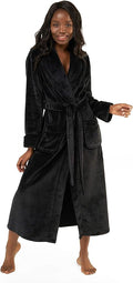 Turquaz Oversize Plush Robes For Women, Soft Warm Fleece Bathrobe for Women