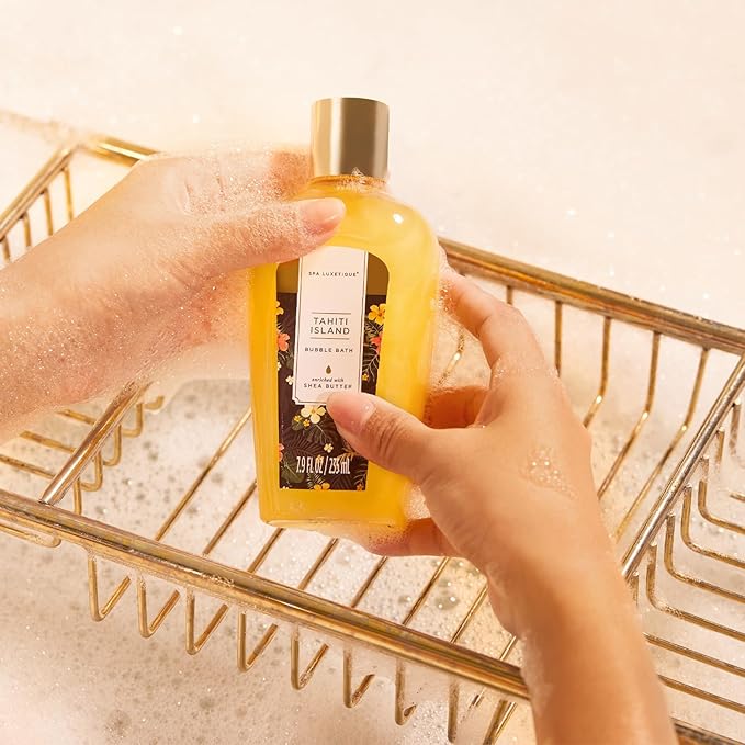 Spa Luxetique Bath Gift Set - 12pcs Spa Gift Basket With Bubble Bath, Bath Bombs, Essential Oil, Body Scrub, Hand Cream - Perfect for Mom's Birthday or Mother's Day