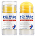 Urea Cream Stick 60% plus Salicylic Acid 2%, Maximum Strength Urea Foot Cream for Dry Cracked Feet, Knees, Hands, Exfoliating Dead Skin, Repairs and Hydrates Feet, Foot Care Cream Moisturizer 2 PCS