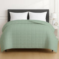 HomeSmart Products 40lbs Weighted Blanket Queen Size - Breathable, Hypoallergenic Soft Fabric, Extra Heavy Weighted Blanket Green Sage