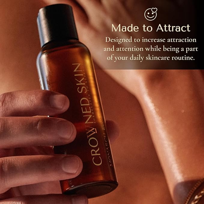 Crowned Skin Reign Body Butter Cologne and Body Oil Cologne Bundle | Moisturizing Skin Care Set with Fresh & Nautical Pink Pepper & Bergamot Scent | Natural Shea & Mango Butters | All-Day Fragrance