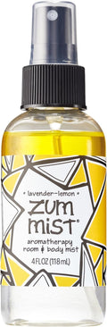 Indigo Wild Zum Mist Room & Body Spray - Aromatherapy Essential Oil Spray - Natural Body Mist & Room Spray - Lavender-Lemon Scent - 4 fl oz