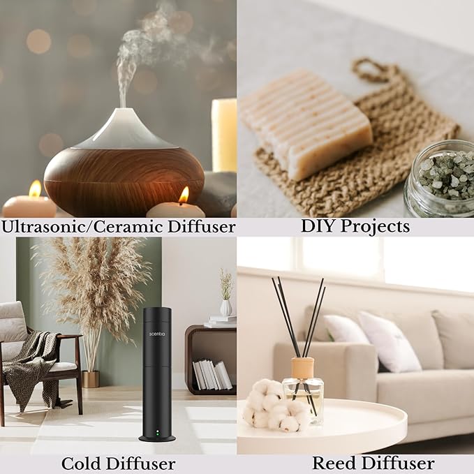 Scentia Hotel Diffuser Oil Inspired by Fairmont Hotel Scent - 120 mL 4.06 fl oz - Refill Diffuser Oil Blend Rose, Oud Wood & Clove Notes for Aromatherapy Diffusers - Lost Rose, Thanksgiving Gift