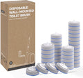 Disposable Toilet Cleaning System - Toilet Wand Kit with 36 High-Performance Refills, Wall Mounted Brush and Holder for Deep Cleaning Bathroom (Only contains 36 Refills)