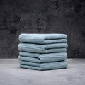 LUXOME Luxury Performance 4-Piece Hand Towel Set | Patented Quick-Dry Tech | Ultra Soft | 16" W x 30" L | Surf