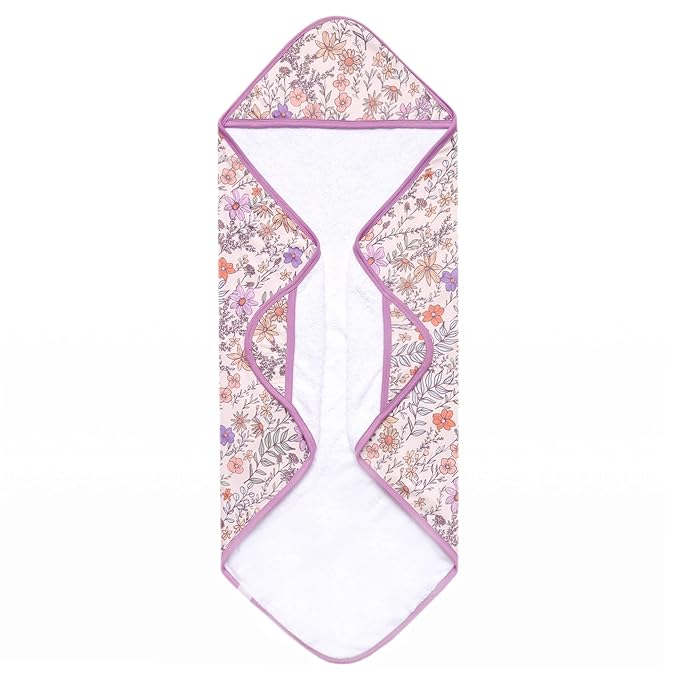 Copper Pearl Premium Knit Hooded Bath Towel Flora