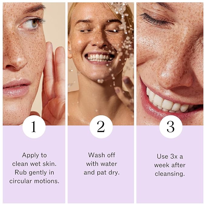 LilyAna Naturals Charcoal Face Scrub - Facial Exfoliator - Microdermabrasion Scrub - Facial Skin Care Products for Women and Men - Lavender and Tea Tree Oil - 3oz