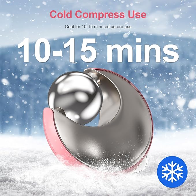 Facial Roller, Ice Globes for Face and Eyes 360° Rotating