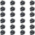 24 Bamboo Charcoal Infused Black Bath or Shower Sponge Loofahs Pouf Medium Mesh Wholesale Bulk LOT