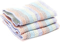 Full Circle Tidy 100% Organic Cotton Dish Cloths, Set of 3, Multicolored