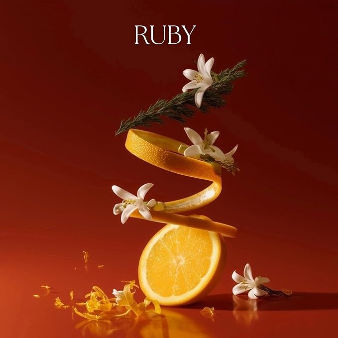 Levona Scent Essential Oil - Fresh Aroma for Home, Office, Hotel & Spa, Ideal for Humidifiers & Diffusers, Hotel Fragrance with Orange Rind & Watery Notes - 120ml / 4 fl oz, Ruby