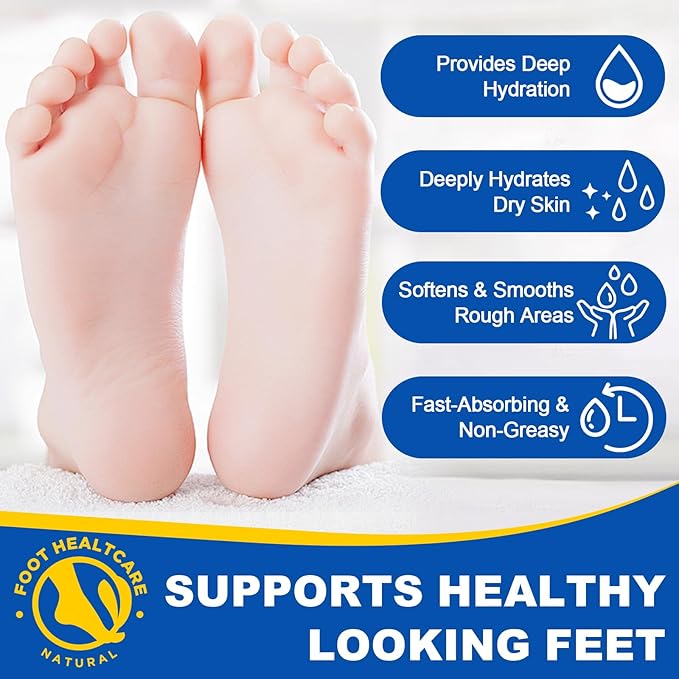 60% Urea with 2% Salicylic Acid Foot Care Stick, Urea Foot Cream Moisturizer for Dry Cracked Feet, Knees, Elbows, Hands, Moisturizes and Hydrates the Dry Skin 1Pack