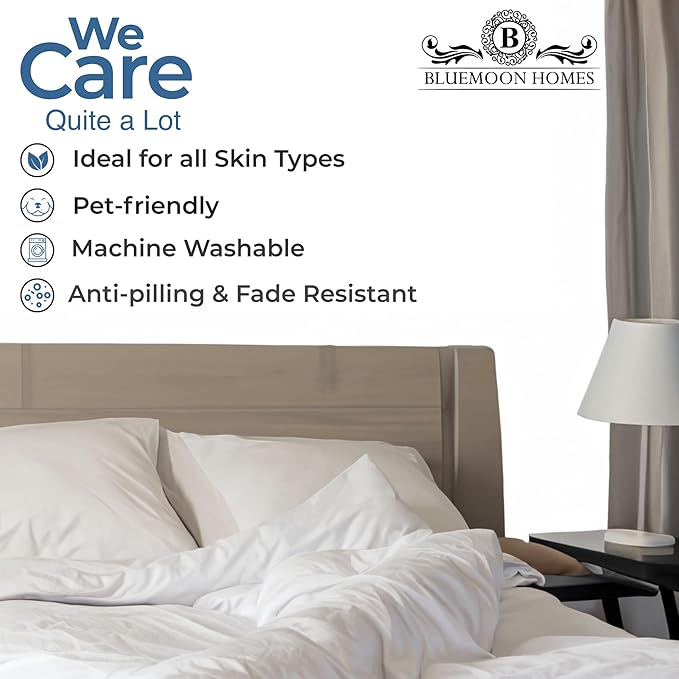 Cal King Duvet Cover 1 Piece 1000 Thread Count 100% Egyptian Cotton Long Staple Quilt Cover King Size, Silky Soft, Breathable with Hidden Zipper Closure Duvet Cover (Ivory)